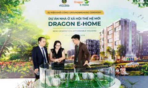 Khởi công dự án Dragon E-Home: Thêm cơ hội mua nhà cho người lao động TP. Hồ Chí Minh
