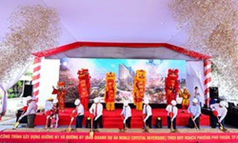 Khởi công đường N1 và D7 bao quanh Noble Crystal Riverside: Gỡ nút thắt hạ tầng quan trọng tại Đào Trí - Phú Thuận