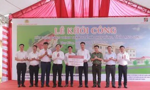 Agribank dành 15 tỷ đồng xây trạm y tế vùng biên Lạng Sơn