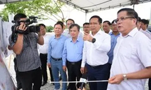 Chủ tịch Nguyễn Văn Được khảo sát Long Sơn - Phú Mỹ 3, định hướng phát triển kinh tế biển hiện đại