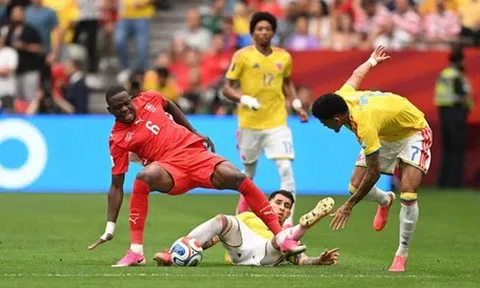 Thụy Sĩ - Colombia (hiệp 2) 0-0: Thế trận giằng co