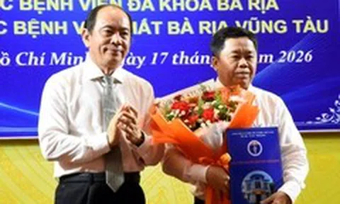 Phó giám đốc Sở Y tế TP.HCM làm Giám đốc Bệnh viện Đa khoa Bà Rịa