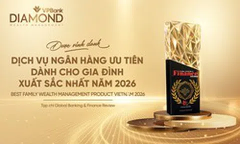 Family Banking giúp VPBank Diamond tạo khác biệt tại Global Banking & Finance Awards