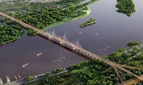 Nhận "lệnh" hoàn thành trong 24 tháng, siêu dự án vượt sông Hồng gần 20.000 tỷ đồng, nối Tây Hồ với Đông Anh có tiến độ ra sao?