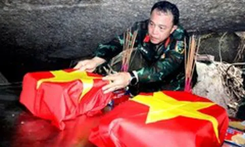 Tìm thấy hài cốt liệt sĩ thứ tám sau hơn nửa thế kỷ nằm lại hang Đá Sập