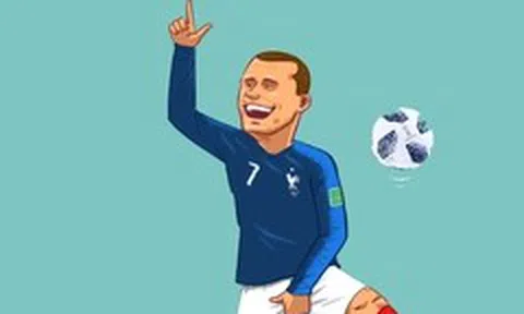Tượng đài World Cup P.21: Cả thế giới 'Take the L' với Antoine Griezmann