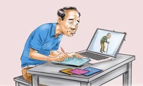 Bản phác thảo khiến người 40 tuổi đứng hình