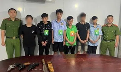 Bắt khẩn cấp nhóm thanh thiếu niên mang súng, dao đi giải quyết mâu thuẫn ở TP.HCM