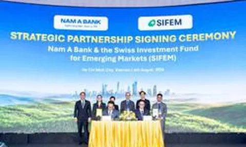 Nam A Bank đón dòng vốn xanh từ Thụy Sĩ, nâng tổng quy mô huy động vốn quốc tế gần 350 triệu USD