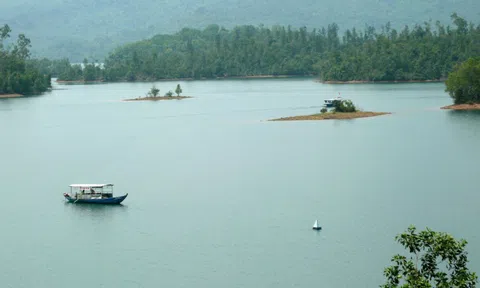 Xanh mát hồ Phú Ninh