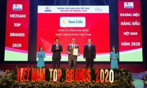 Sun Life Việt Nam đạt danh hiệu Top 10 Thương hiệu hàng đầu Việt Nam 2020