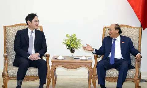 Thủ tướng Nguyễn Xuân Phúc tiếp Phó Chủ tịch Tập đoàn Samsung