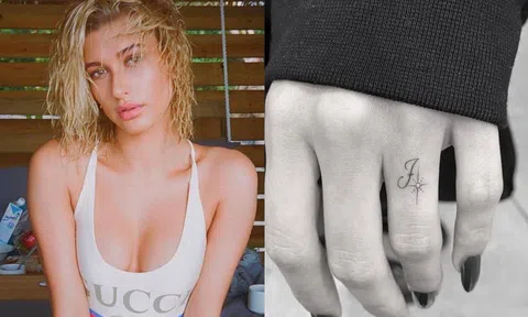 Hình xăm mới của Hailey Bieber liên quan đến Selena Gomez?