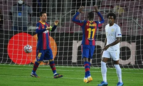 Messi tỏa sáng, Barcelona đánh bại Ferencvaros '5 sao'