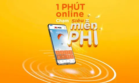 MSB ra mắt tính năng mở tài khoản hoàn toàn online chỉ trong 01 phút