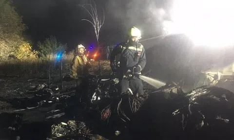 25 người thiệt mạng trong vụ rơi máy bay quân sự ở miền đông Ukraine