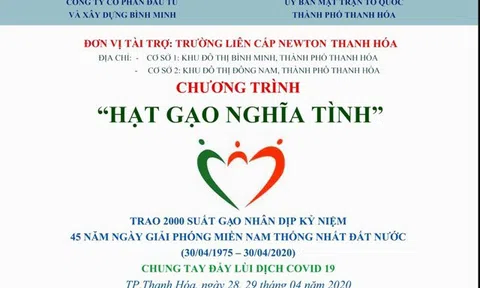 Trường liên cấp Newton Thanh Hóa chung tay đẩy lùi dịch Covid–19