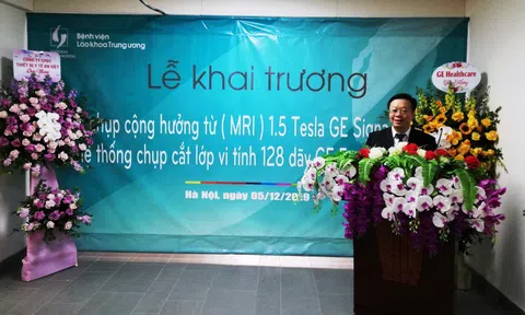 Bệnh viện Lão khoa Trung ương khai trương hệ thống chụp Cộng hưởng từ MRI 1.5 Tesla và chụp Cắt lớp vi tính CT 128 dãy GE