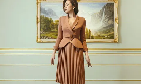 Á hậu Tú Anh hóa quý cô cổ điển trong BST Retro của I.H.F