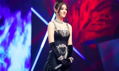 Á hậu Kiều Loan: 'Nhiều người nói tôi đừng mặc váy ở King of Rap'