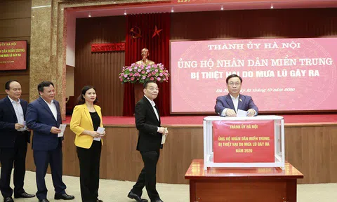 Hà Nội kêu gọi chung tay ủng hộ đồng bào miền Trung