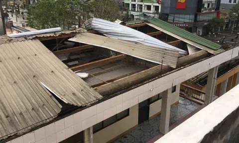 Ngành giáo dục Đà Nẵng, Quảng Ngãi thiệt hại nặng sau bão số 9