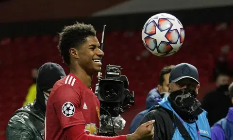 Ghi hat-trick vào lưới Leipzig, Marcus Rashford lập kỷ lục ở Champions League
