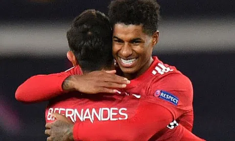 MU 5-0 Leipzig: Rashford lập hat-trick