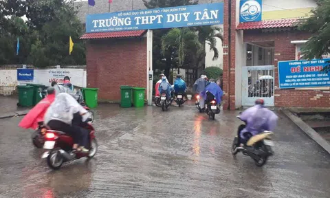 Hơn 500.000 học sinh Gia Lai, Kon Tum nghỉ học tránh bão số 9