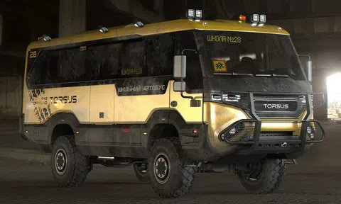 Xe buýt địa hình chở học sinh có giá 430.500 USD