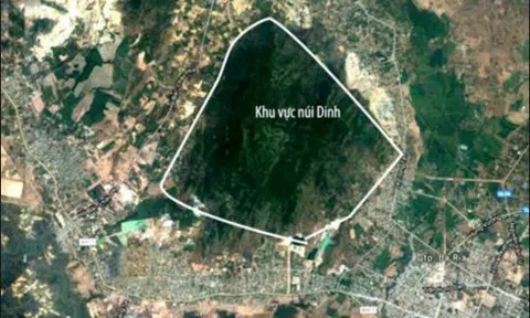 Đề xuất phương án Quy hoạch 1/2.000 khu du lịch Núi Dinh khoảng 2.400 ha