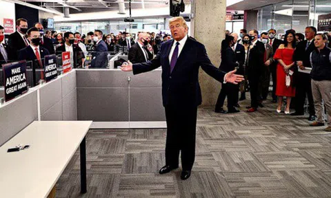 Tổng thống Trump thắng ở hai bang đầu tiên