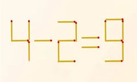 Câu đố vui di chuyển que diêm đánh giá IQ của bạn