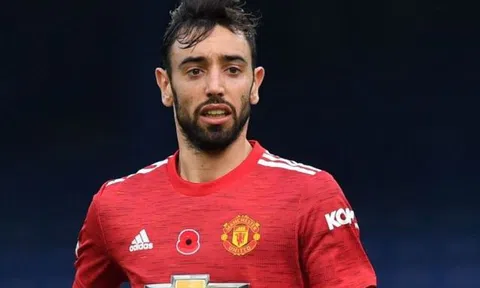 Everton 1-3 Man Utd: Bruno Fernandes tỏa sáng