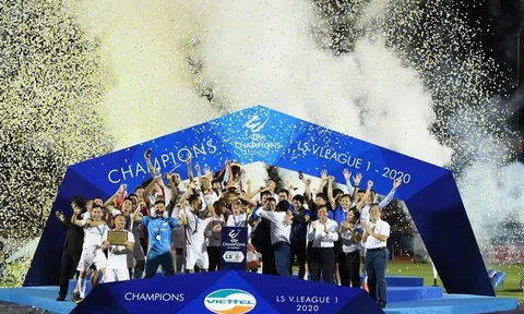 Đánh bại Sài Gòn FC, CLB Viettel vô địch V-League 2020