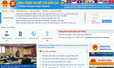 Gần 3,38 triệu hồ sơ thực hiện Cơ chế một cửa quốc gia