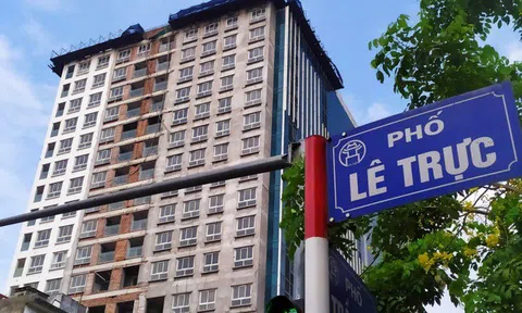 Xử lý vi phạm 8B Lê Trực: Hà Nội cho phép giữ lại một số hạng mục vượt giấy phép