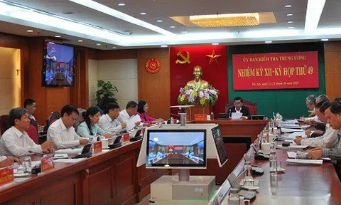 Thông cáo báo chí kỳ họp 49 của Ủy ban Kiểm tra Trung ương