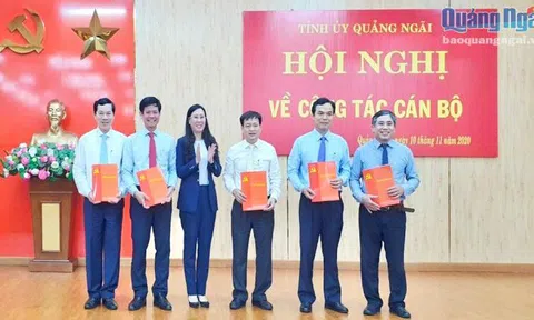 Công bố các Quyết định điều động, phân công cán bộ