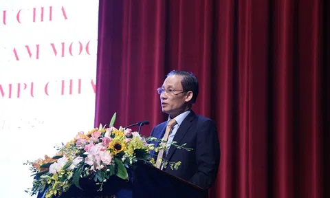 Bàn giao bản đồ địa hình biên giới Việt Nam - Campuchia tỷ lệ 1/25.000