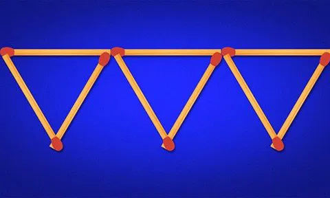 Câu đố di chuyển que diêm "hack não" cả những người thông minh nhất