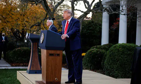 Ông Trump lần đầu phát biểu, dường như thừa nhận Biden sẽ kế nhiệm