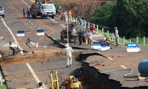 Khởi tố 1 kỹ sư vụ đường tránh 250 tỉ đồng vừa làm xong đã tan nát