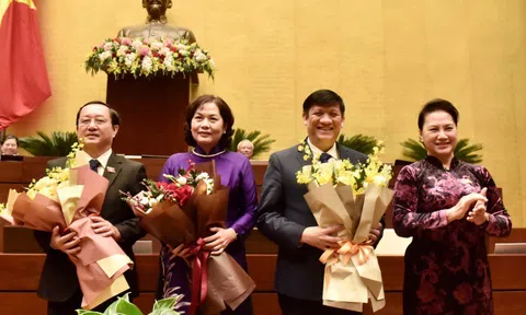 Quốc hội phê chuẩn bổ nhiệm 2 Bộ trưởng và Thống đốc Ngân hàng Nhà nước