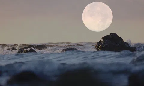 Lần đầu tiên tìm thấy nước trên bề mặt Mặt trăng