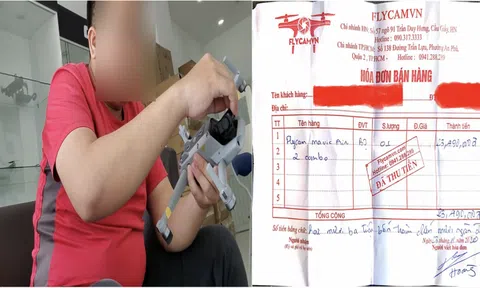 Hệ thống cửa hàng FLYCAMVN buôn bán các mặt hàng không rõ nguồn gốc?