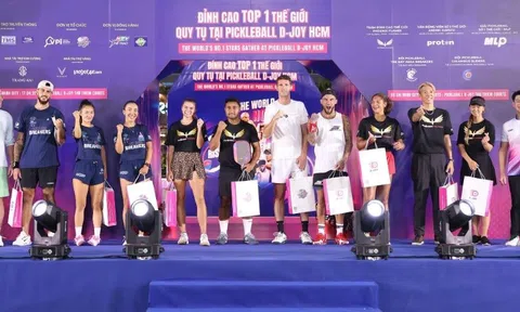 Các tay vợt pickleball hàng đầu thế giới quy tụ tại TP.HCM