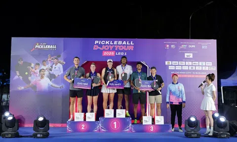 Giải Pickleball D-Joy Tour 2025: Chặng 1 khép lại thành công rực rỡ với hơn 626 trận đấu và hơn 300 vận động viên tham dự